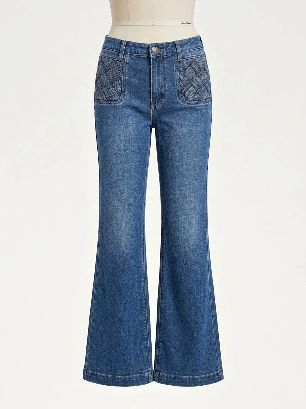 Sam Edelman Bay Flare Trouser Jean Blue Waist 27